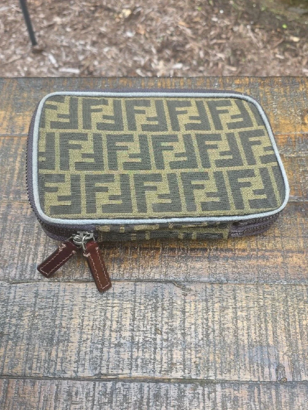 Fendi Zucca Vanity Traincase Bag